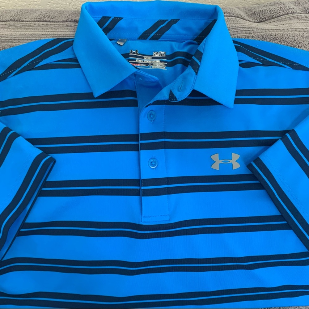 New under armor small youth polo shirt.